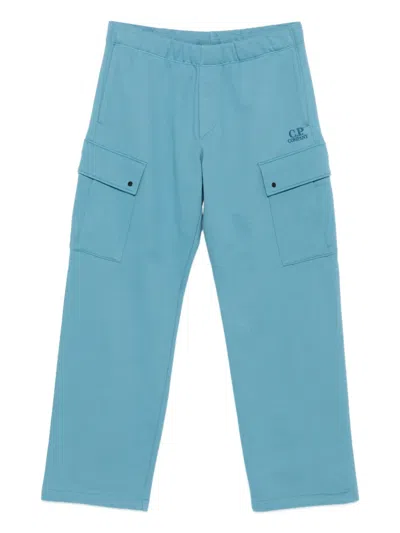 C.p. Company Cargo-pocket Trousers In Blue