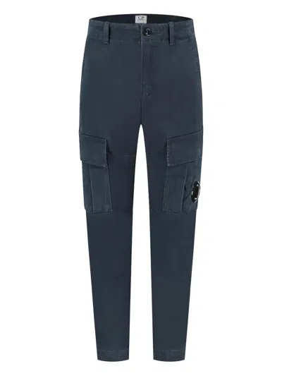 C.p. Company Kids' Cargo Pocket Trousers In Blue
