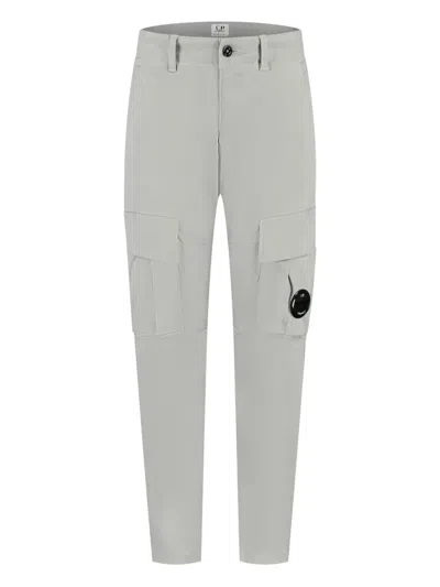 C.p. Company Kids' Cargo-pocket Trousers In Gray