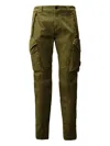 C.p. Company Cargo-pocket Trousers In Green