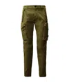C.p. Company Cargo-pocket Trousers In Green