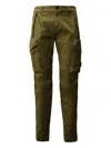 C.p. Company Cargo-pocket Trousers In Green