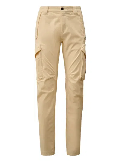 C.p. Company Cargo Pocket Trousers In Neutral