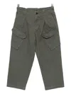 C.p. Company Cargo-pockets Casual Trousers In Gray
