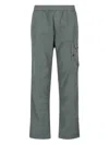 C.p. Company Cargo-pockets Drawstring Trousers In Gray