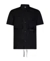 C.p. Company Cargo-pockets Shirt In Black