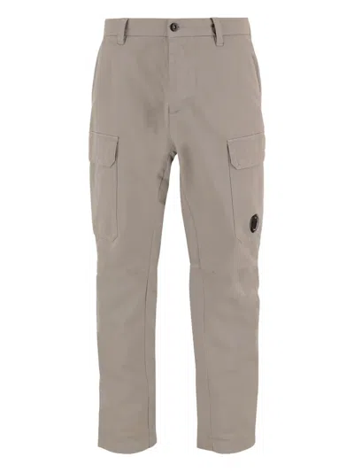 C.p. Company Cargo-pockets Straight-leg Trousers In Brown