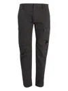 C.p. Company Cargo-pockets Trousers In Green