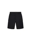 C.p. Company C.p.company Logo Cargo Shorts In Black