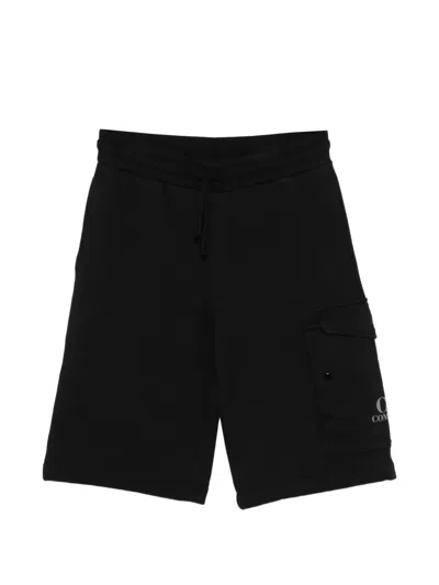 C.p. Company Kids' Cargo Shorts In Black