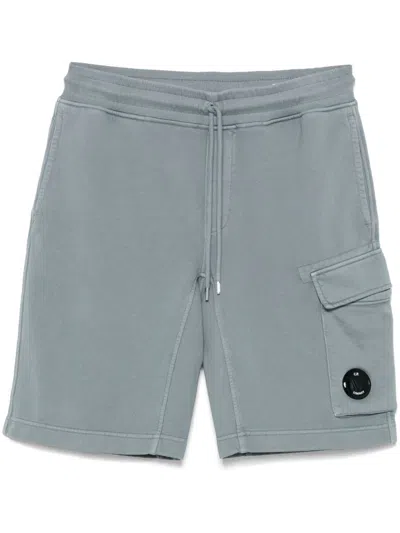 C.p. Company Cargo Shorts In Blue