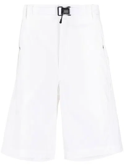C.p. Company Cargo Shorts In White