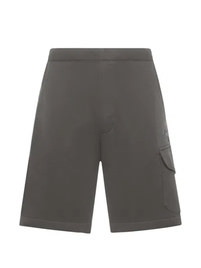C.p. Company Cotton Cargo Pants In Gray