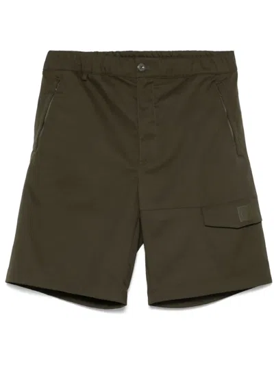 C.p. Company Cargo Shorts In Green
