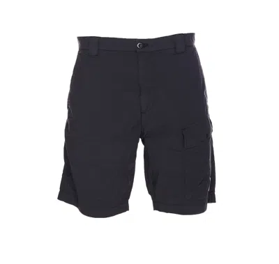 C.p. Company Cargo Shorts In Total Eclipse