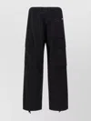 C.p. Company Cargo Style Trousers Featuring Adjustable Elements In Black