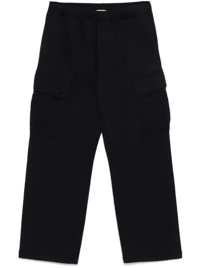 C.p. Company Cargo Track Trousers In Black