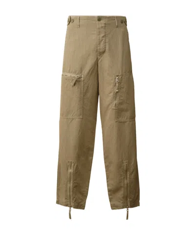 C.p. Company Cargo Trousers In Nude