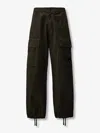 C.p. Company Cargo Pocket Trousers In Black