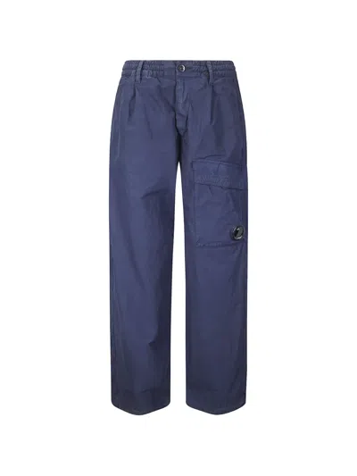 C.p. Company Cargo Trousers In Blue