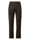 C.p. Company Cargo Trousers In Brown