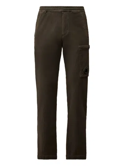C.p. Company Cargo Trousers In Brown