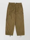 C.p. Company Cargo Trousers Drawstring Hem In Green