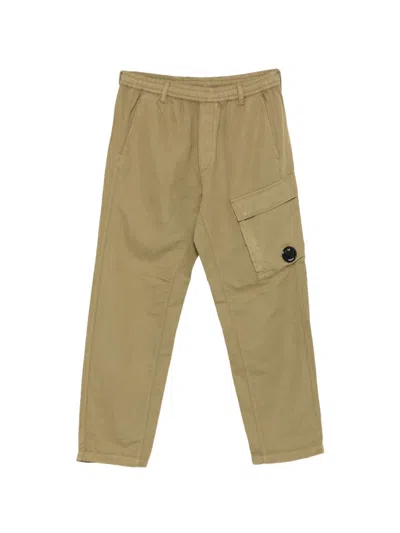 C.p. Company Cargo Trousers In Green
