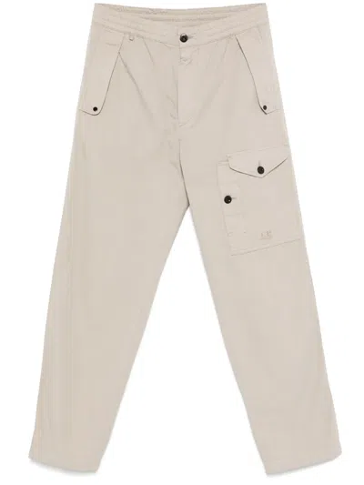C.p. Company Cargo Trousers In Neutrals