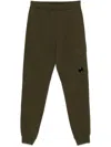 C.p. Company Lens-detail Cargo Track Pants In Green