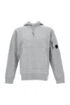 C.p. Company C.p.company Cotton Hoodie In Gray