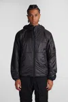 C.P. COMPANY CASUAL JACKET IN BLACK POLYAMIDE