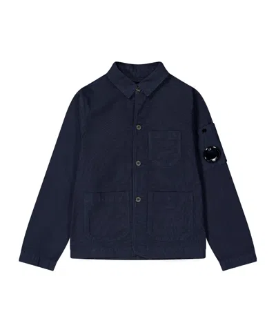 C.p. Company Casual Longsleeve Coat In Black
