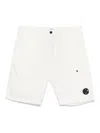 C.p. Company C.p.company Cargo Shorts In White