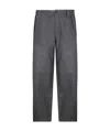 C.p. Company Relaxed Fit Straight Pants With Glossy Lens Detail In Black