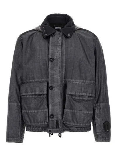 C.p. Company Rafia Mille Jacket In Black