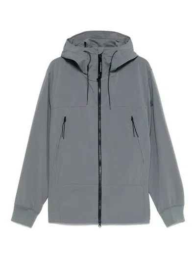 C.p. Company Shell-r Goggle Jacket In Grey