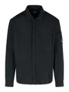 C.p. Company Total Eclipse Chrome-r Pocket Overshirt In Black