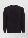 C.p. Company Chenille Cotton Crew Neck Sweater In Multi