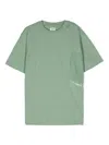 C.p. Company Chest-pocket Cotton T-shirt In Green