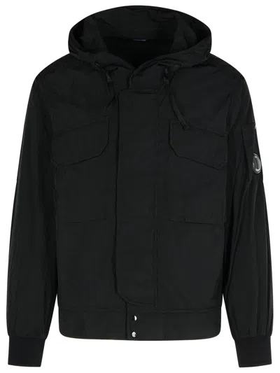 C.P. COMPANY CHROM BLACK POLYAMIDE JACKET