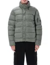 C.p. Company Chrome-r Recycled Down Jacket In Gray