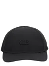 C.p. Company "chrome-r" Baseball Cap In Black