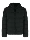C.p. Company Chrome-r Black Polyamide Down Jacket In Black