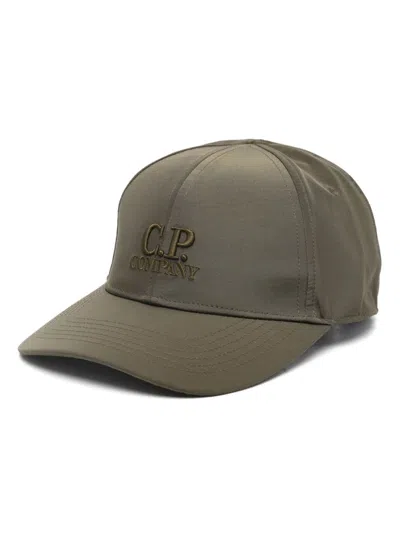 C.p. Company Chrome-r Goggle Cap In Green