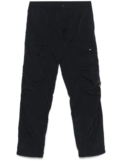C.p. Company Chrome-r Cargo Lens Trousers In Blue