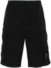 C.p. Company Track Shorts In Black