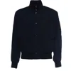 C.p. Company Chrome-r Full Button Jacket In Total Eclipse