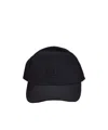C.p. Company Structured Baseball Cap With Curved Visor And Embroidered Eyelets In Black