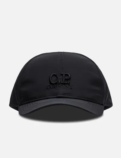 C.p. Company Chrome-r Goggle Cap In Black